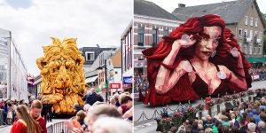 This Year Corso Zundert Flower Parade Had Some Crazy Detailed Flower Floats
