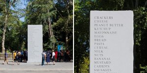 An Artist's Grocery List Becomes A Giant Monument In Central Park