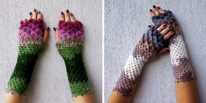 Dragon Scale Crochet Gloves For When The Winter Comes