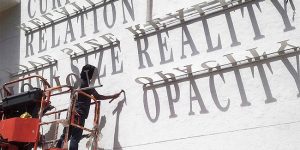 Innovative Typographic Graffiti Casts Shadows That Change All Day
