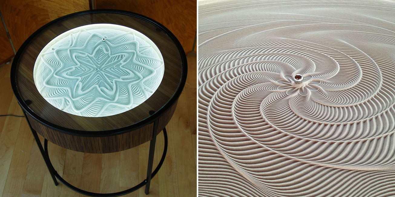An Artist Creates Mesmerizing Sand Drawings Coffee