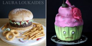 Self-Taught Baker Creates Incredibly Realistic Cakes That Look Like Bowls Of Pasta, Donor Kebabs And Junk Food