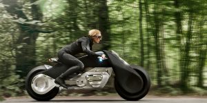 Autonomous And Fully Connected BMW Motorrad VISION NEXT 100 Motorcycle