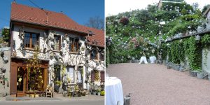 French Florist Spends 15 Years Decorating His Shop With 800 Water Cans