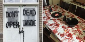 This Guy And His Wife Hosted An Awesome Walking Dead Premiere Party
