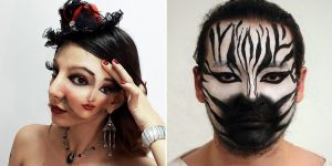 Artist Transforms Herself Into Different Characters Using Only Makeup