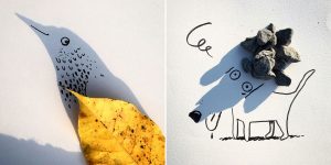 Incredibly Unique Shadow Doodles By Vincent Bal