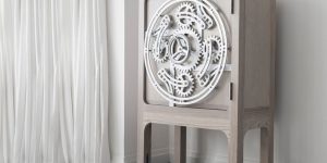This “Safe Cabinet” Was Designed With The Lock Mechanism On The Exterior