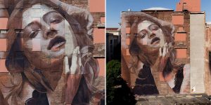 Artist Shows Off The Fleeting Nature Of Beauty With Crumbling Portraits