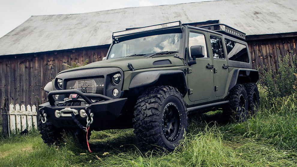 The Jeep Wrangler Based G. Patton Tomahawk 6×6 Is What Nightmares Are