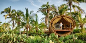 Solar-Powered Cylindrical Treehouse In Mexico Is Made With Sustainable Bamboo