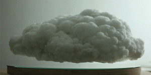 Bluetooth Speaker Ingeniously Disguised As Cotton Cloud That Floats Inside Your Home