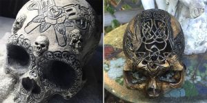 Meet The Artist Selling Real Carved Human Skulls