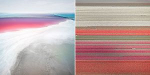 Aerial Images Of Salterns That Blur The Line Between Photograph And Painting