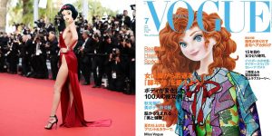 Disney Princesses Reimagined As Celebrities And Glamour Supermodels