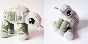 Cute Star Wars AT-AT Baby Walker By Polish Artist Krawka