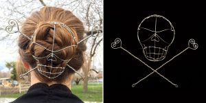 Skull And Crossbones Bun Cover By WyreArt