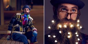 Beard Lights Will Turn Your Beard Into A Christmas Tree