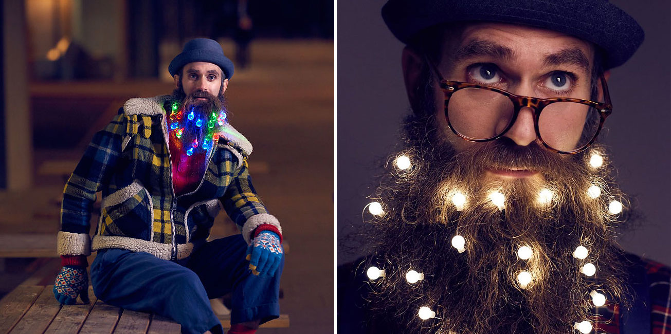 Beard Lights Will Turn Your Beard Into A Christmas Tree Design You Trust — Design Daily Since 2007