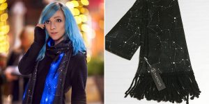 This Starry LED Scarf Will Light Up The Universe Around You