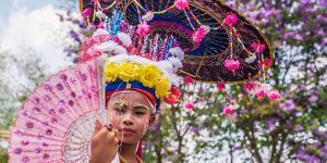 Buddhist Novices Transform Into Princes In Initiation Ceremony
