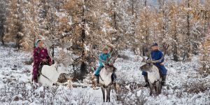 Navigate The Snowy Landscapes Of Mongolia With Reindeer Herding Family