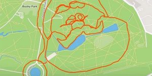 Jogger Creates Festive Shapes Using GPS Running App