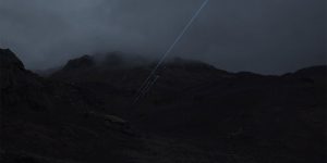 Minimalist Graphic Light Sculptures Turn Night Landscapes Into Alien Terrain