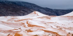 First Sahara Desert Snow Miracle In 40 Years Captured In Stunning Photographs