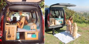 This Woman Restored An Old Van To Make All Her Traveling Dreams Come True