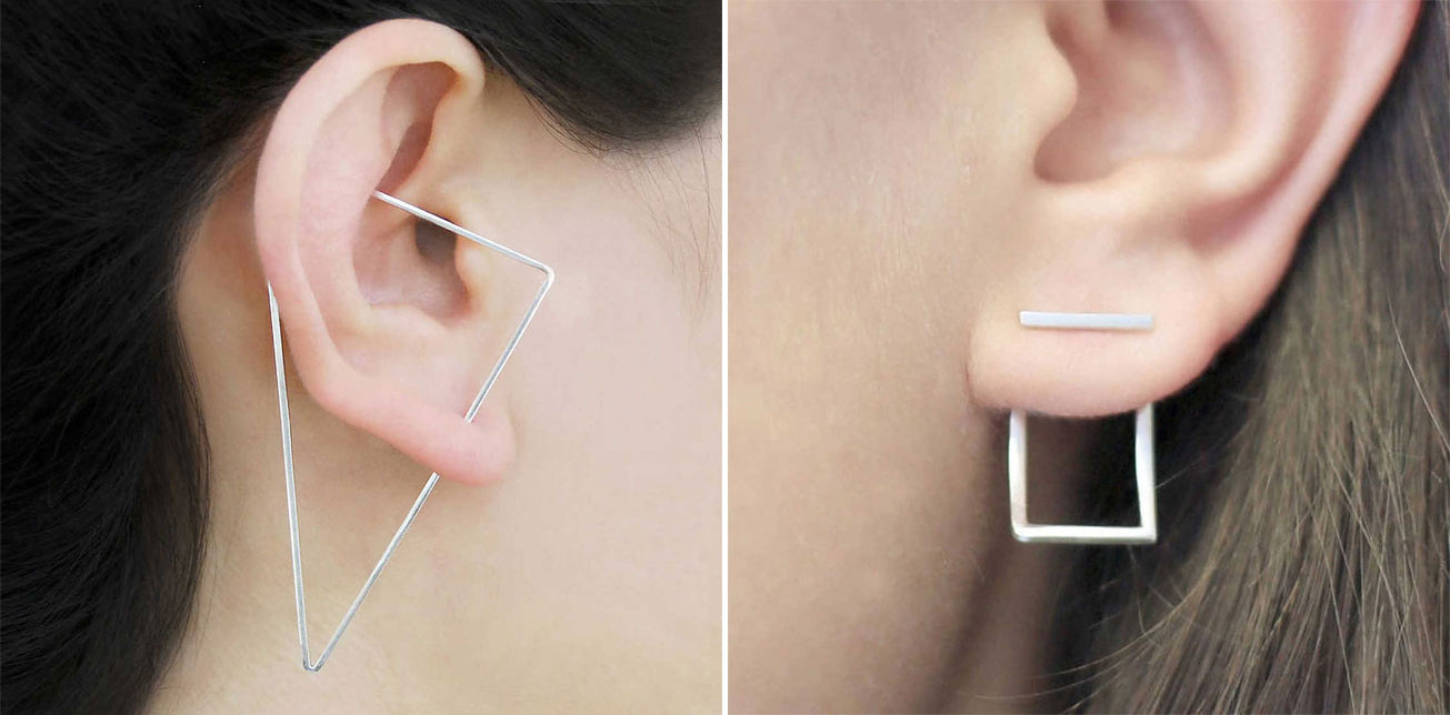 diy minimalist earrings