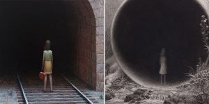 This Dreadful Emptiness: Dark And Depressive Illustrations By Aron Wiesenfeld