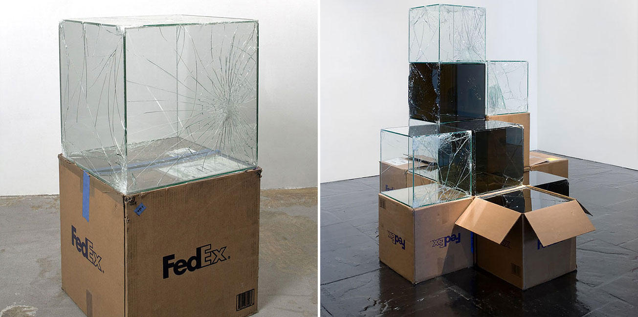 Artist Walead Beshty Shipped Glass Boxes Inside FedEx Boxes to Produce  Shattered Sculptures — Colossal