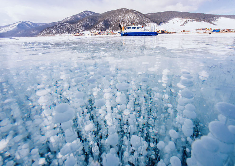 Walking On Frozen Baikal, The Deepest And Oldest Lake On Earth To ...