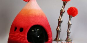 These Fairytale Felted Houses For Cats Are A Must Have
