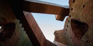Amazing Modern Stairs In A Medieval Tower In Denmark
