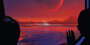NASA Just Released Travel Posters For Our New Sister Solar System, And They're Cool As Hell