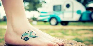 Nomadic Photographer Lives, Works & Travels Solo In Her Trusty Teardrop Trailer