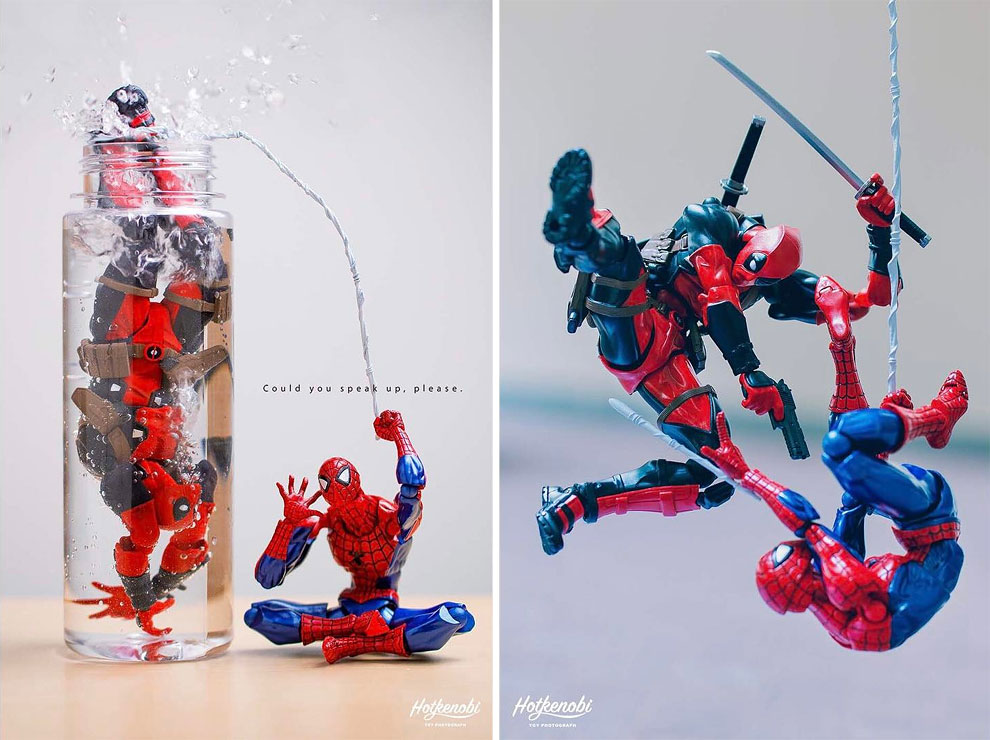 Japanese Artist Creates Stunning Mashup Photos Of Superhero Action ...