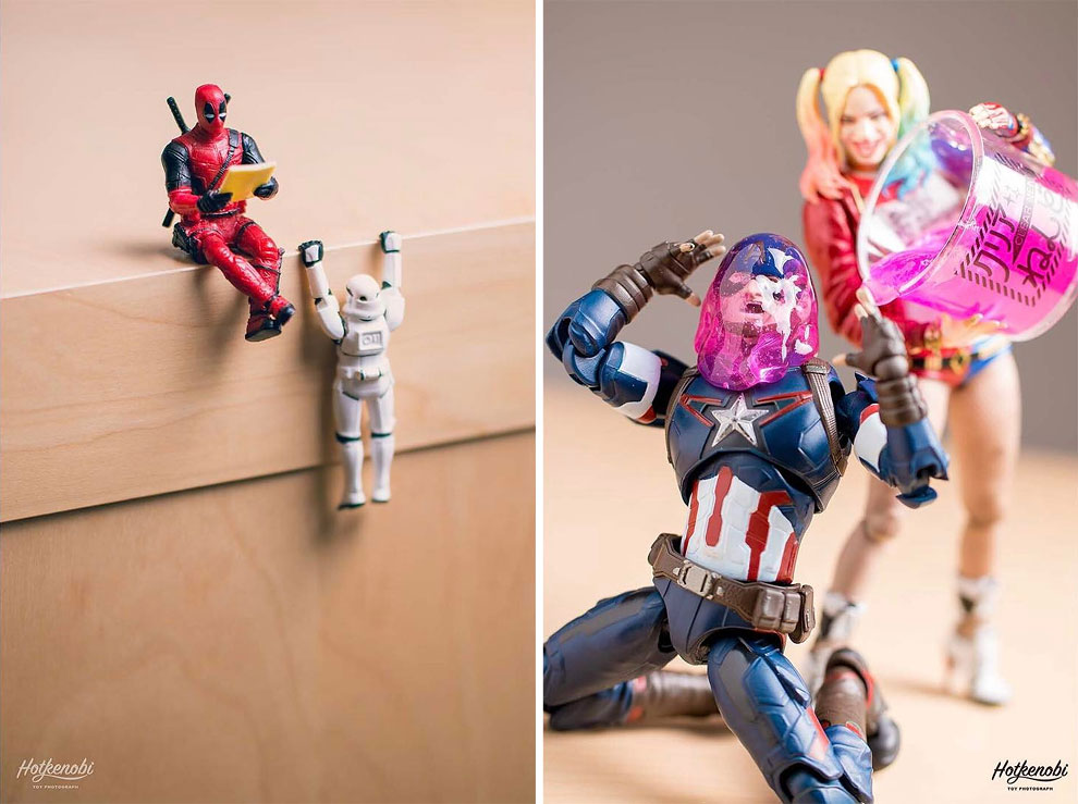 Japanese Artist Creates Stunning Mashup Photos Of Superhero Action ...