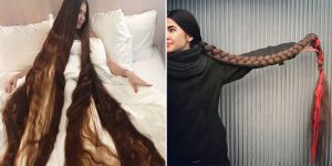 This Real-Life Rapunzel From Latvia Has Hair 90 Inches Long