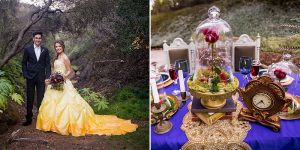 Incredibly Detailed Beauty And The Beast-Themed Wedding Photo Shoot Brings To Life The Disney Classic