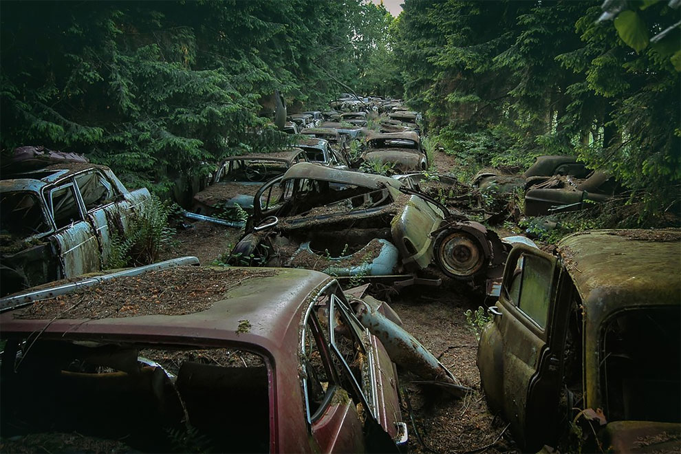 Photos Of The Europe’s Most Spectacular Car Graveyards As Discovered By