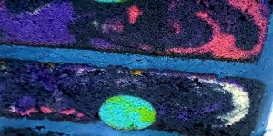 Space-Themed Birthday Cake Reveals An Entire Universe When Sliced