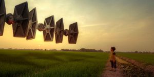 Star Wars Spacecrafts Flies Over Rice Fields In Malaysia: An Artist Combines His Love For His Hometown With His Passion To Star Wars