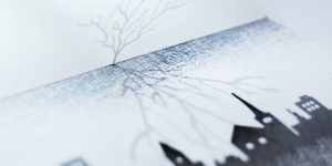 Book Of Shadows: 2D Shape Cutouts Cast Silhouettes On Pages