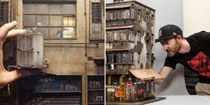 Artist Joshua Smith Creates Detailed And Miniaturized Buildings