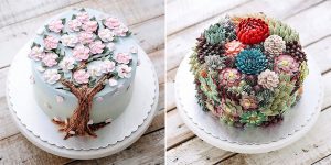 Pastry Chef Iven Kawi Creates Amazing Terrarium And Flower Cakes