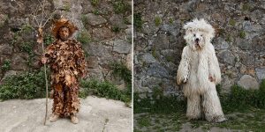 Costumed Characters Converge On Spanish Town