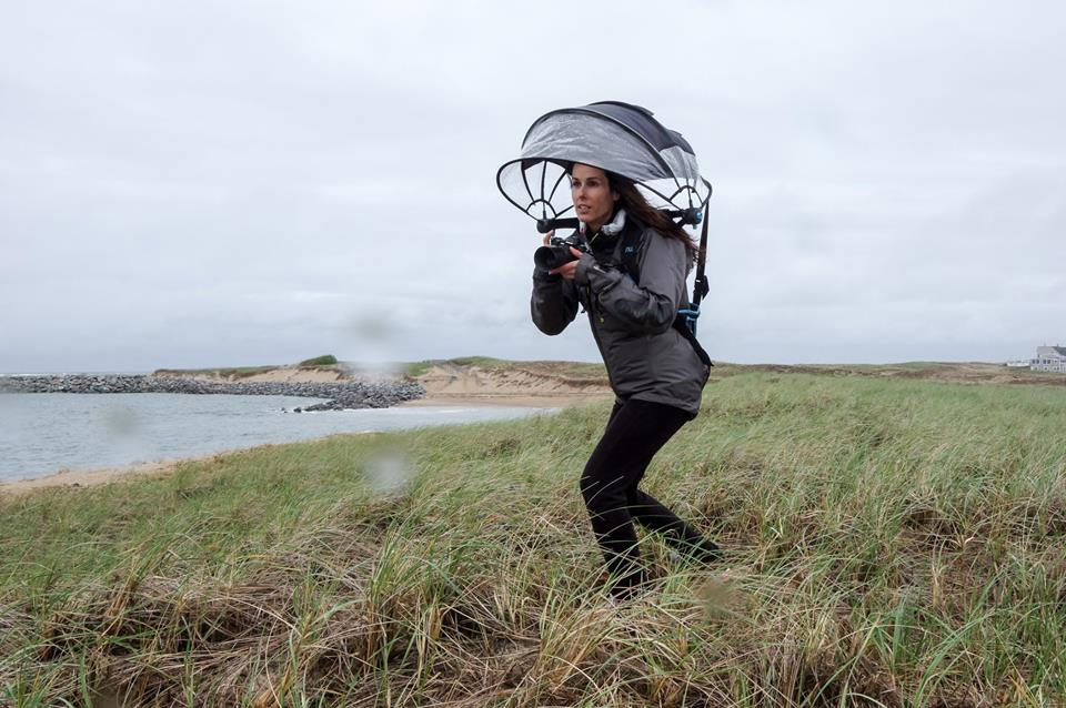 Innovative Umbrella That Keeps Your Camera Dry When Shooting In The